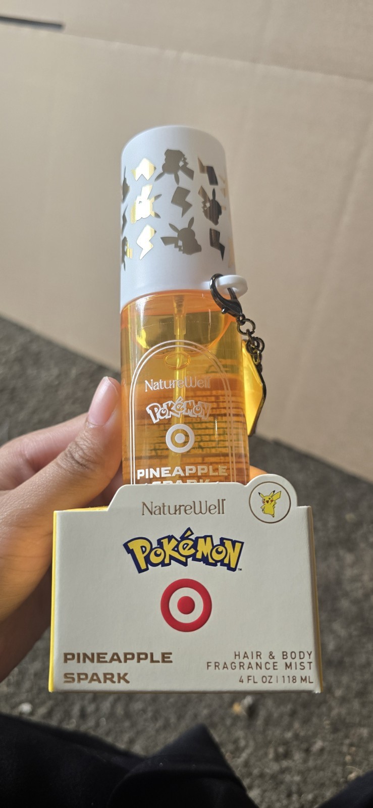 Naturwell Pokemon X Target Collab Pineapple Spark Hair And Body Fragrance Mist