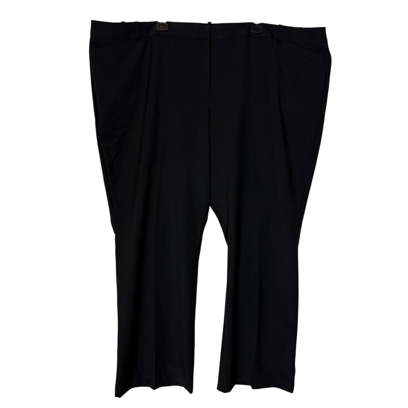 Worthington Pants Womens 30W Black Modern Fit Relaxed Trouser Leg Stretch Dress