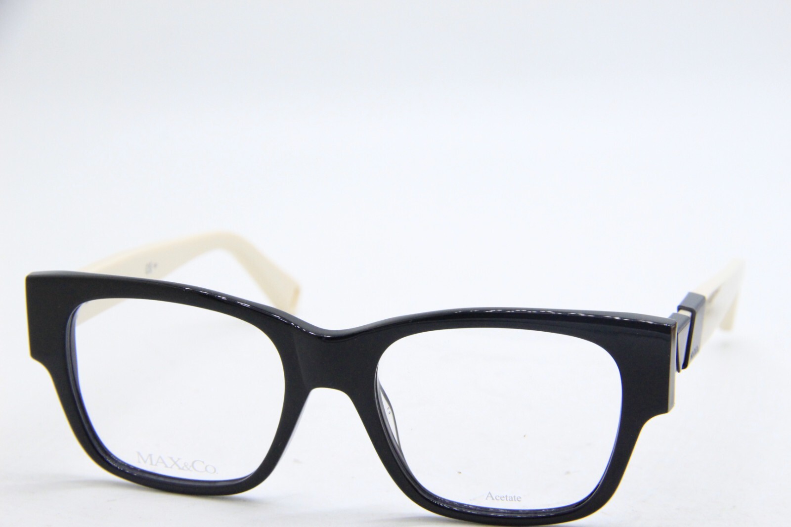 NEW Max &Co 292 SQB BLACK BEIGE AUTHENTIC EYEGLASSES FRAMES 50-18