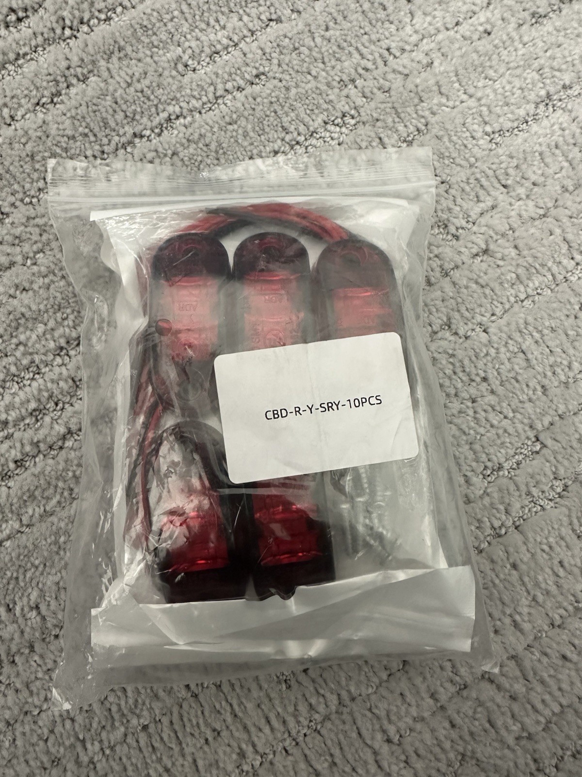 10X Amber+Red LED Front Rear Side Marker Indicator Lights 10X Amber+Red LED Front Rear Side Marker Indicator Lights