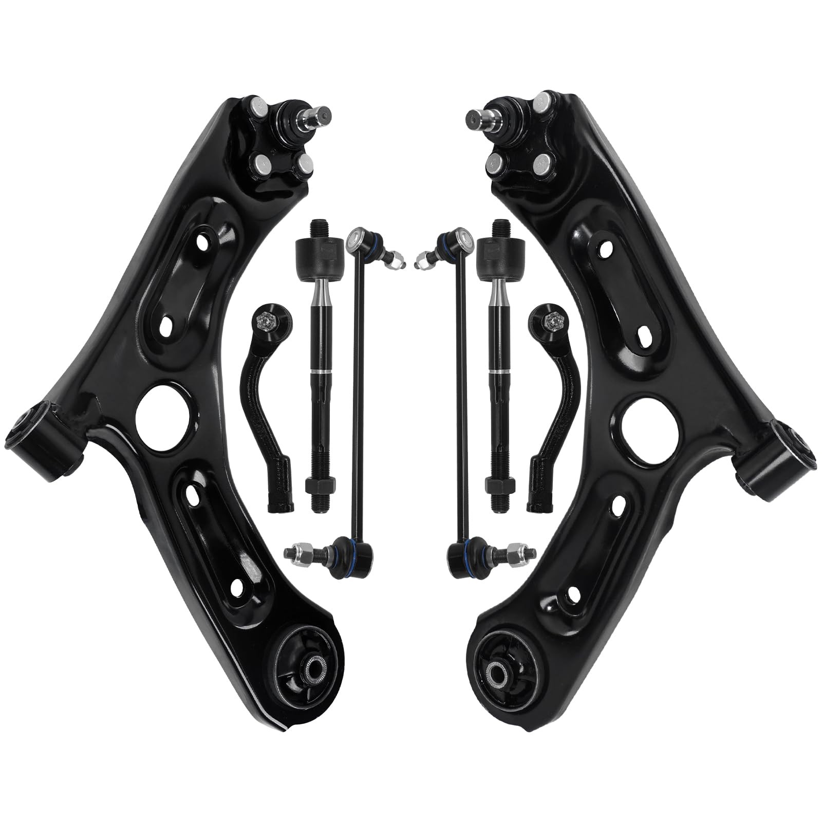 Control Arm, w/Ball Joint Sway Bar Tie Rod Ends Front Lower