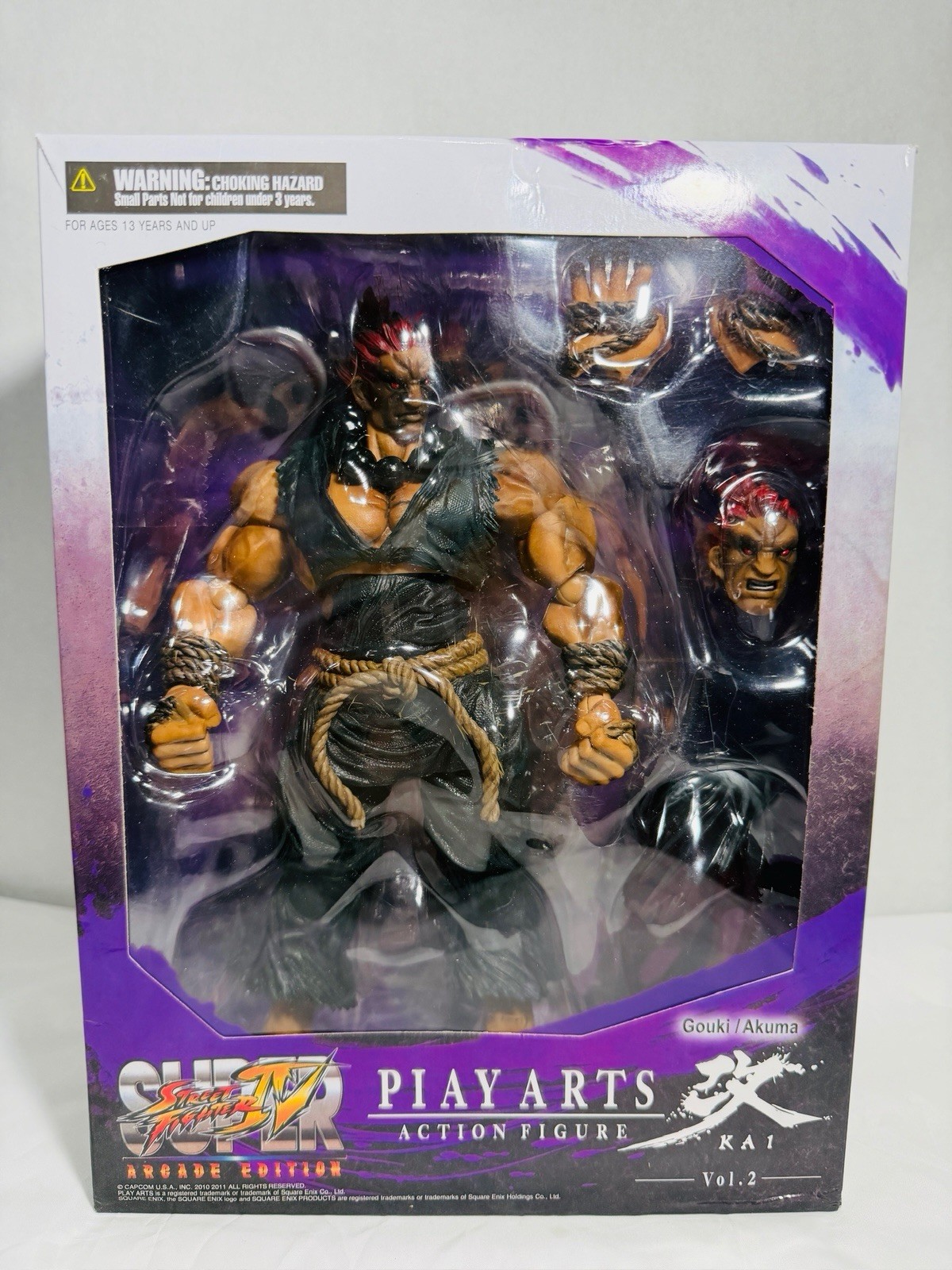 Akuma Action Figure | Play Arts Kai Style Super Street Fighter IV PAK Model