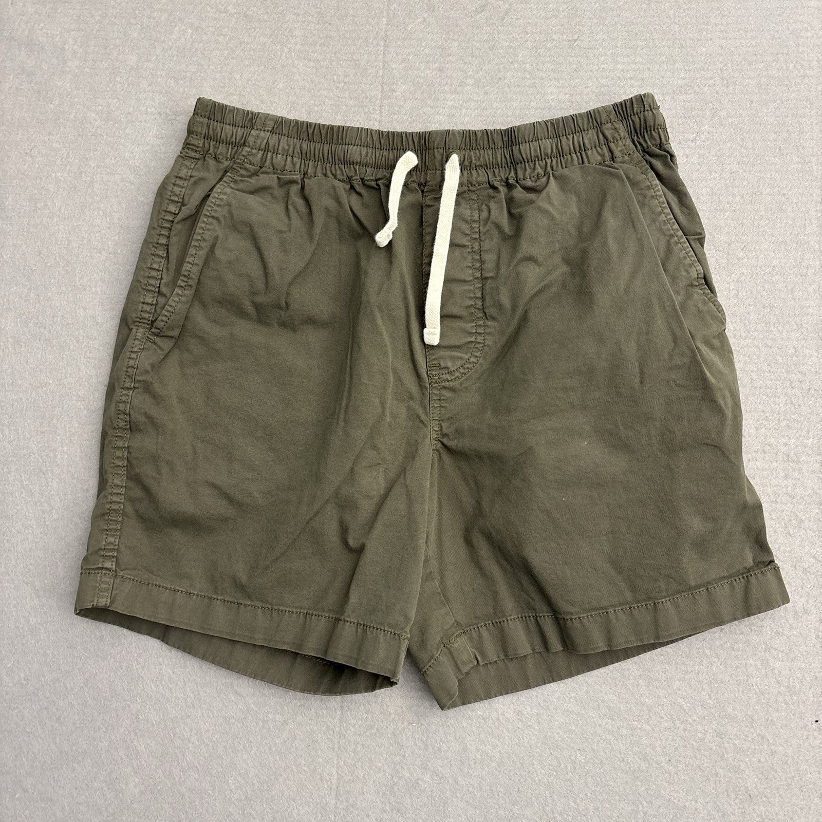 J.Crew Dock Shorts Mens Small Green Drawstring Casual Cotton Preppy 6\ J.Crew Dock Shorts Mens Small Green Drawstring Casual Cotton Preppy 6\