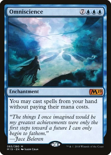 1x Omniscience NM Eng MTG - Core Set 2019