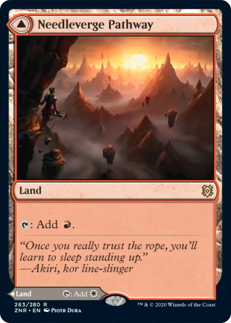 Needleverge Pathway - X1 - Zendikar Rising - 4RCards - Dual Land