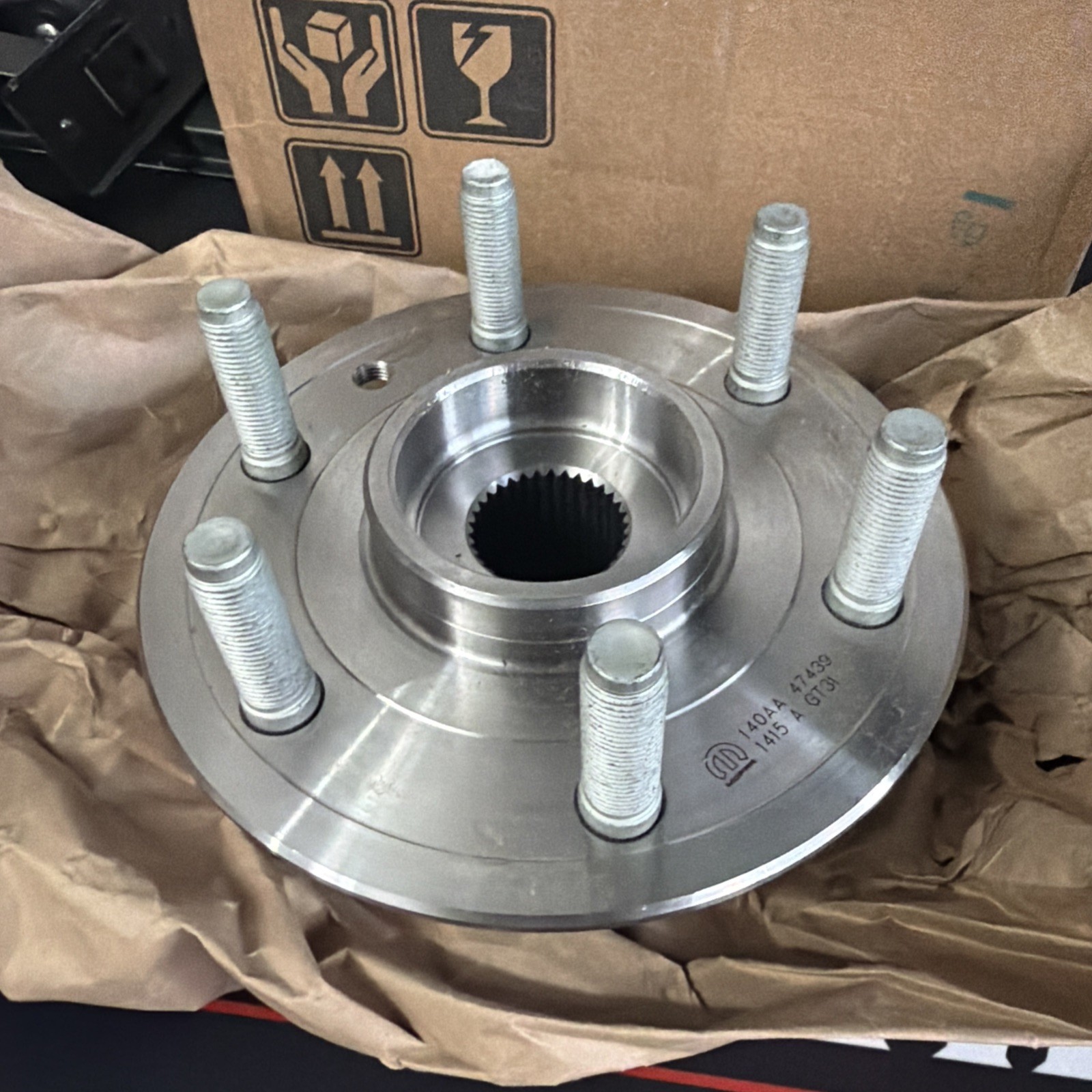 Brake Hub And Bearing, Front Right OEM Mopar 68422140AA 2022-2025 Ram Wagoner Brake Hub And Bearing, Front Right OEM Mopar 68422140AA 2022-2025 Ram Wagoner