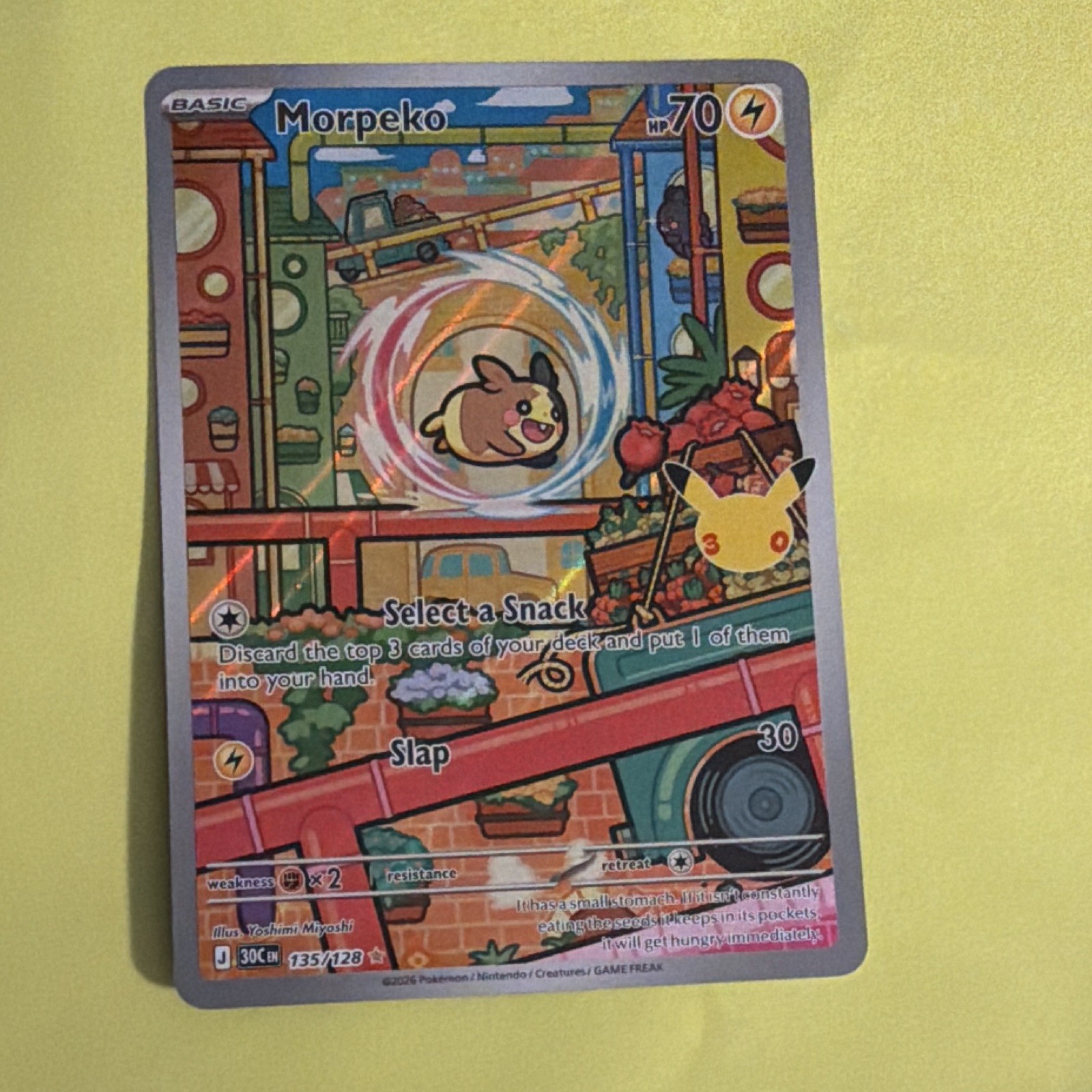 The Pokémon Company Morpeko 135/128 Eng 2026