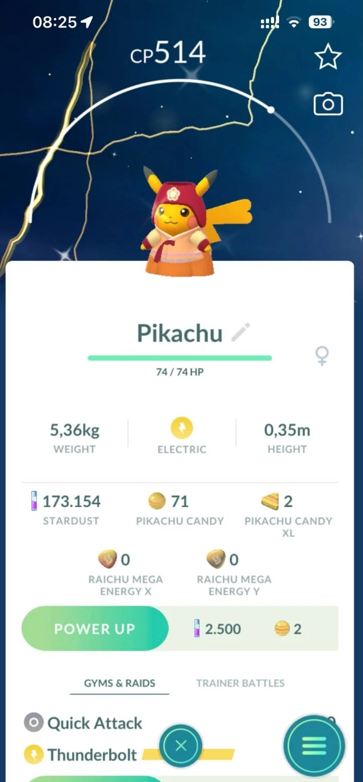 Share Pokémon Go - Shiny Pikachu Hanbok Autumn Korea - Mini PTC or Trade