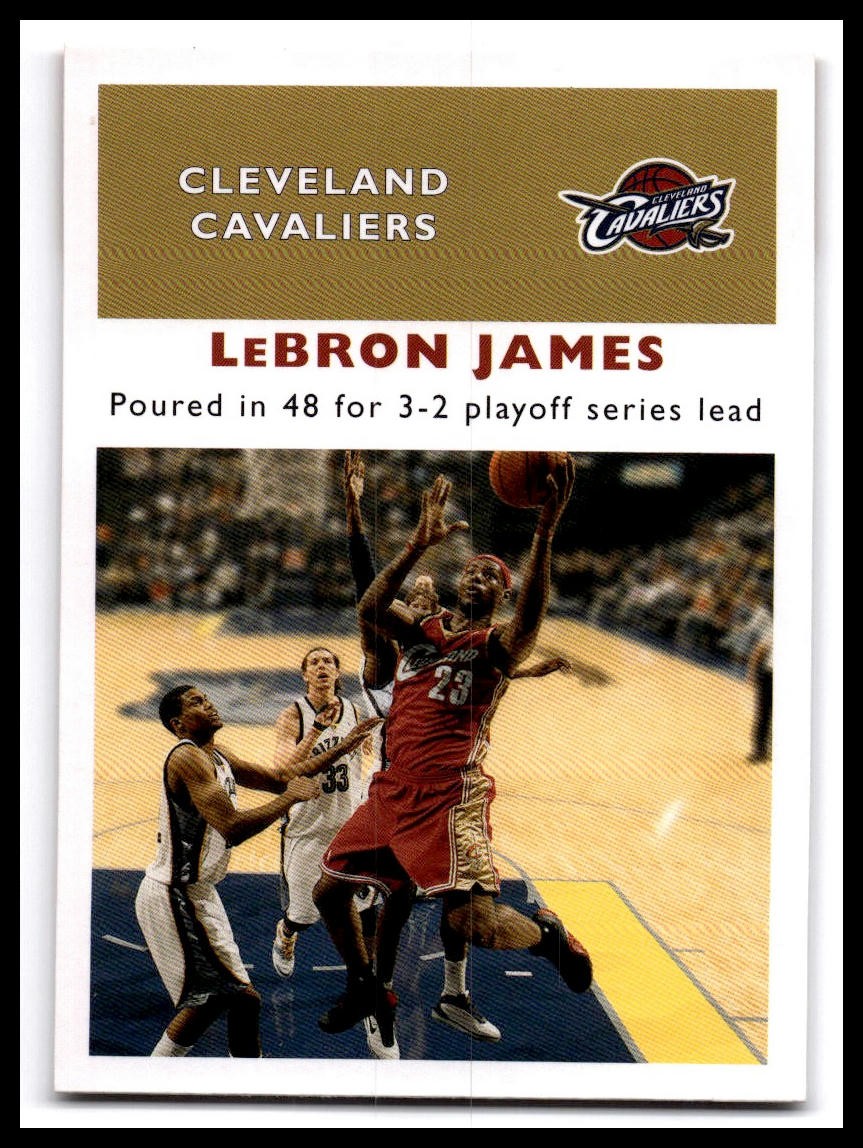 2007-08 Fleer #61R-25 LeBron James 61-62 Retro