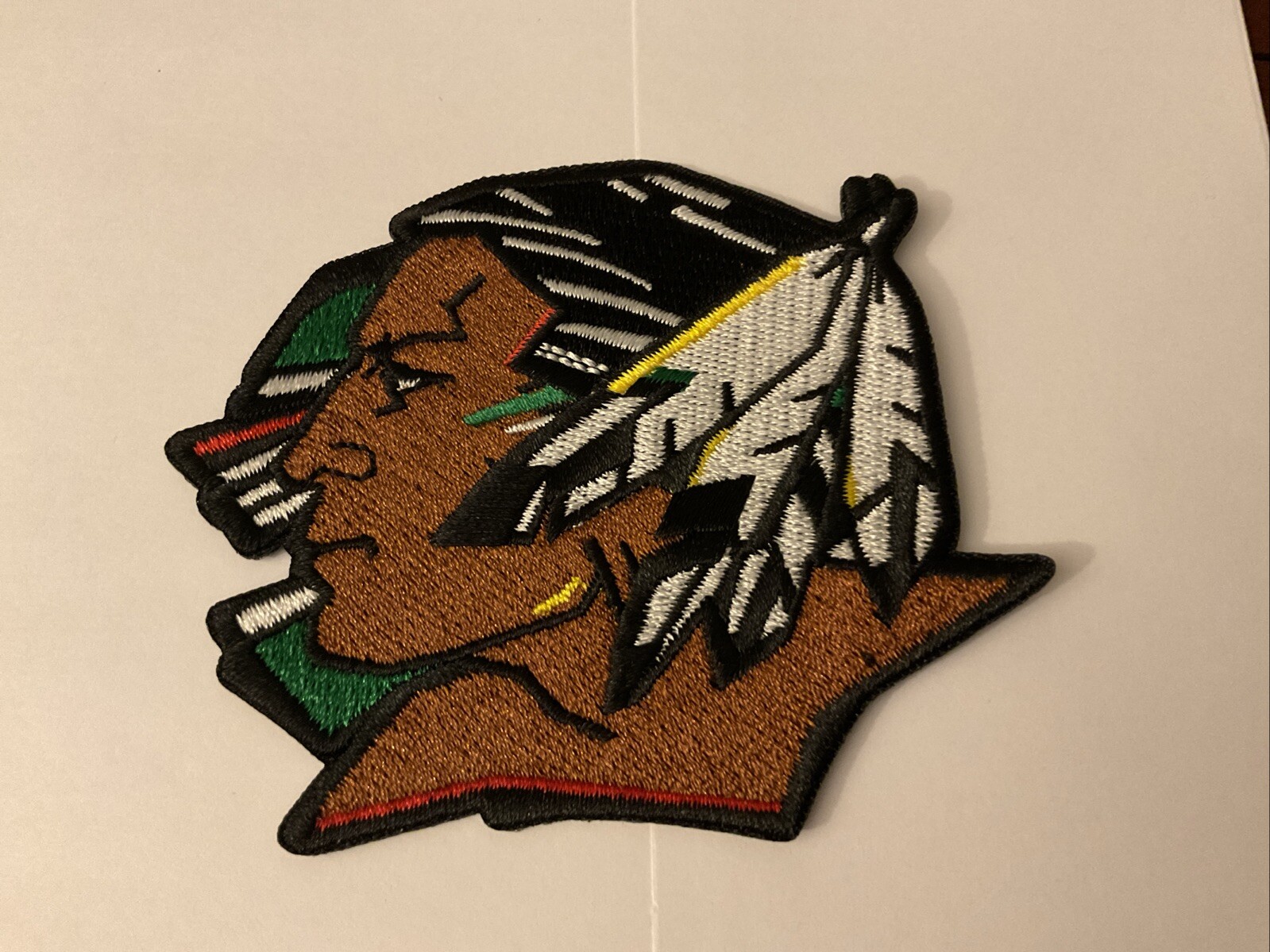 UND University of North Dakota Fighting Sioux iron on embroidered patch 3” X 3” UND University of North Dakota Fighting Sioux iron on embroidered patch 3” X 3”
