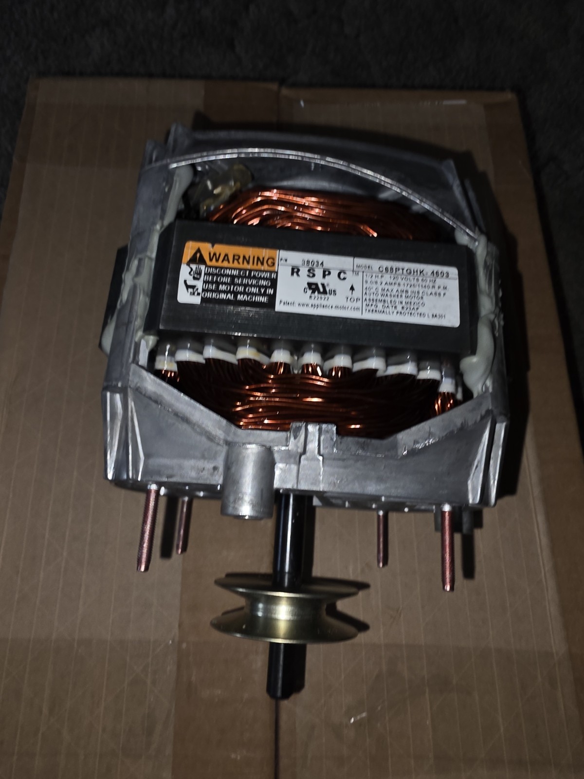 Genuine OEM Speed Queen Alliance Washer Motor 38034 38034P C68PTGHK-4603