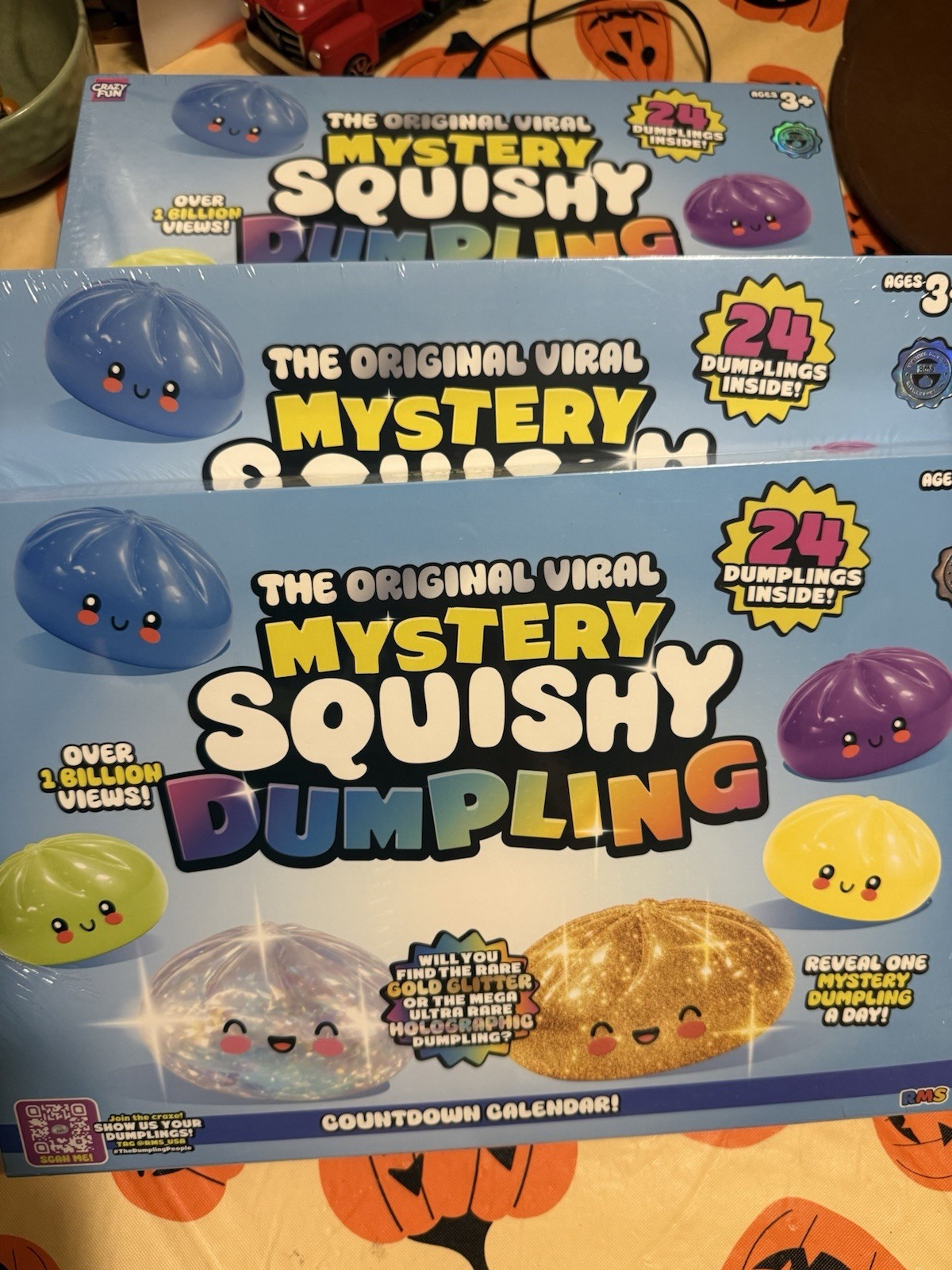AUTHENTIC RMS Mystery Squishy Dumpling Countdown Calendar 24pc NEW
