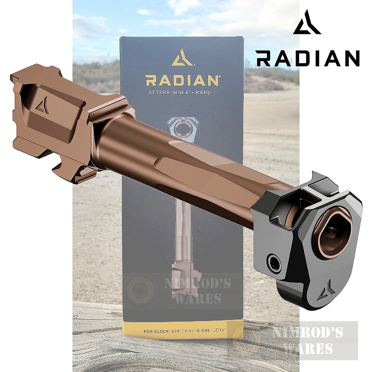 Radian AFTERBURNER + RAMJET Gen 6 G19 G45 Compensator + Barrel R0986 FAST SHIP