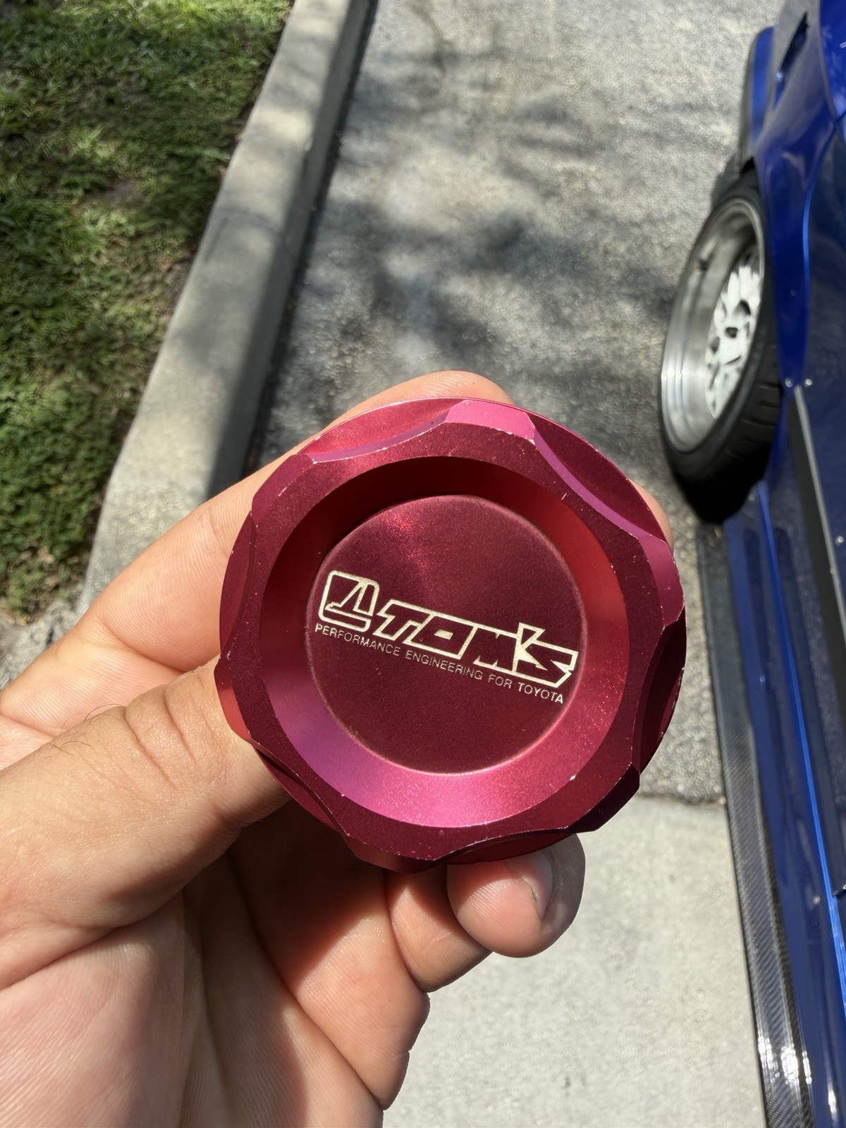 **RARE** Tom’s 2JZ 1JZ Oil Filler Cap Toyota Supra Chaser Tourer v Jza80