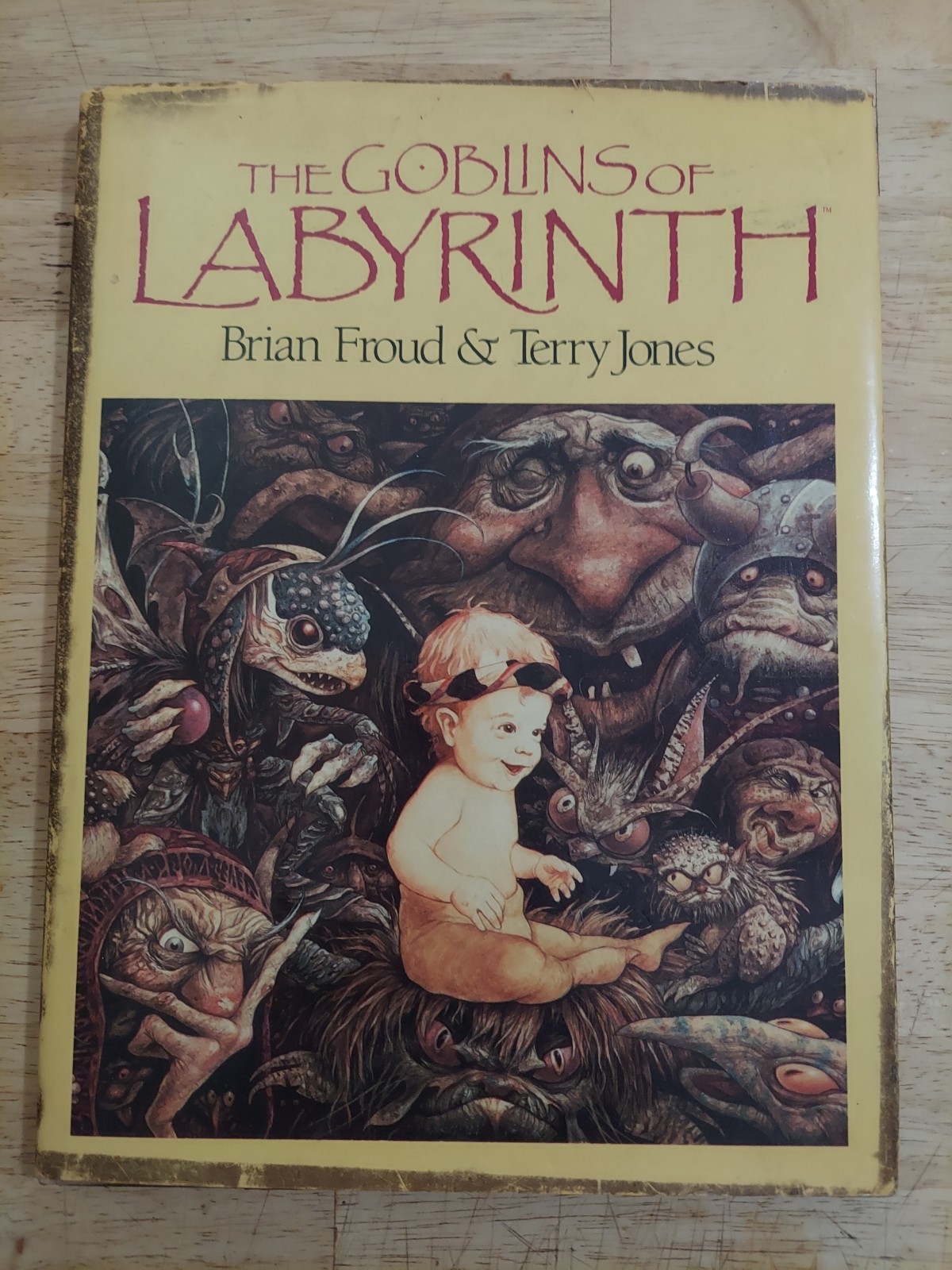 Vintage 1986 Book The Goblins of Labyrinth By Brian Froud Hardcover Book