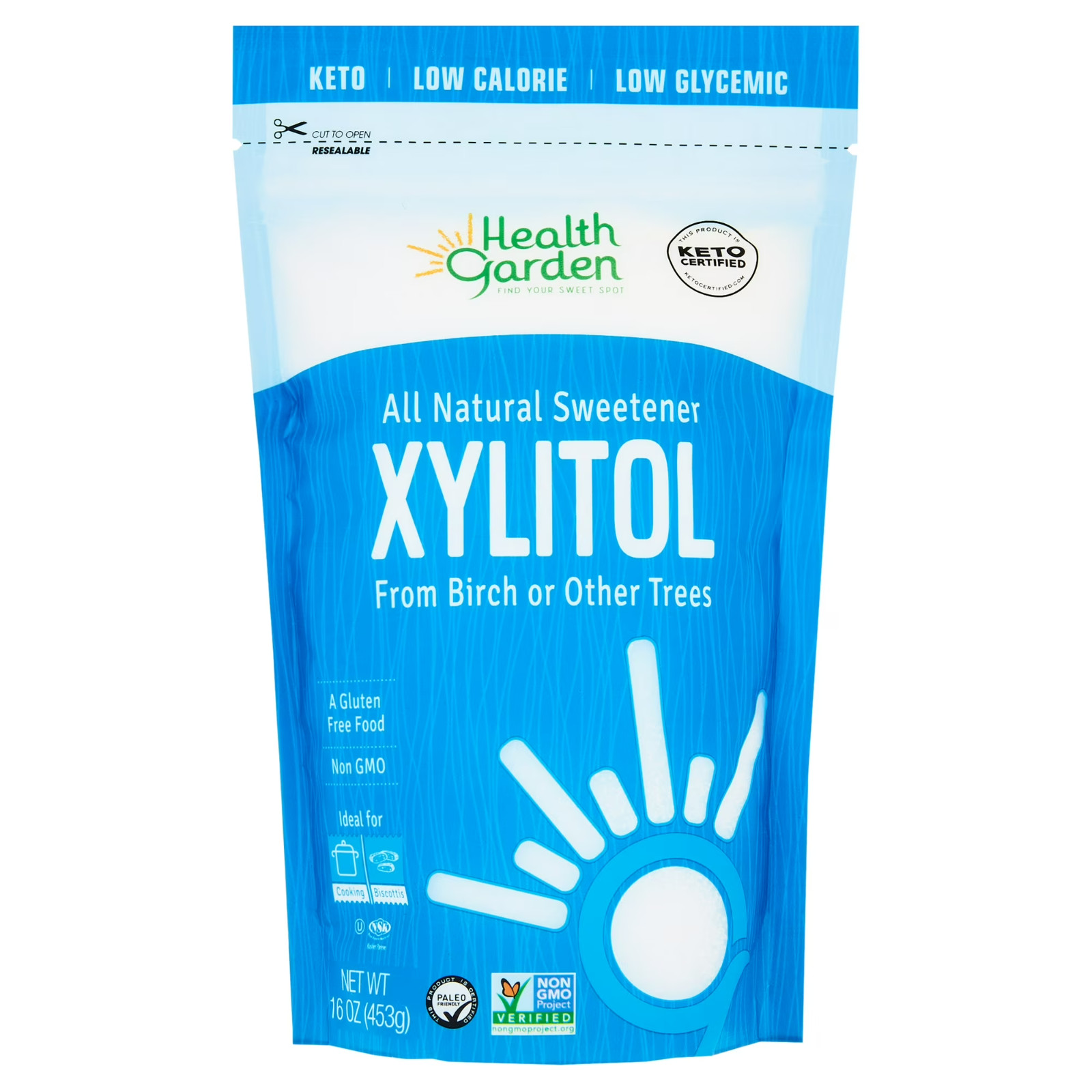 Health Garden Real Birch Xylitol All Natural Sweetener, 1.0 LB.....