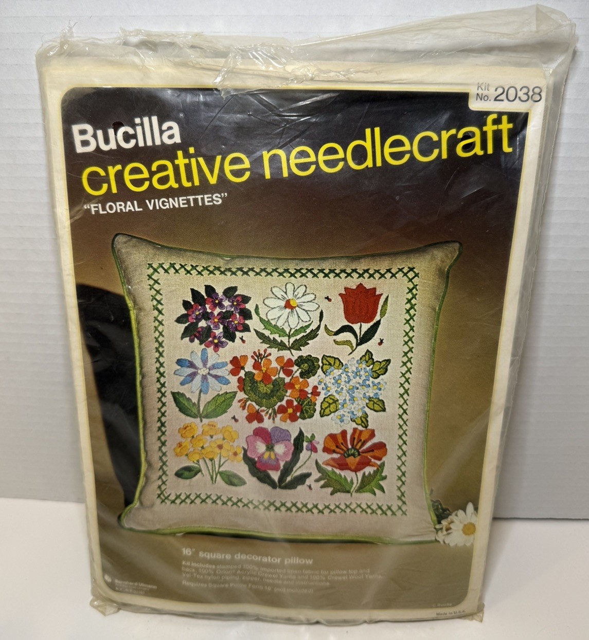 Bucilla Needlecraft Decorative Pillow Kit \