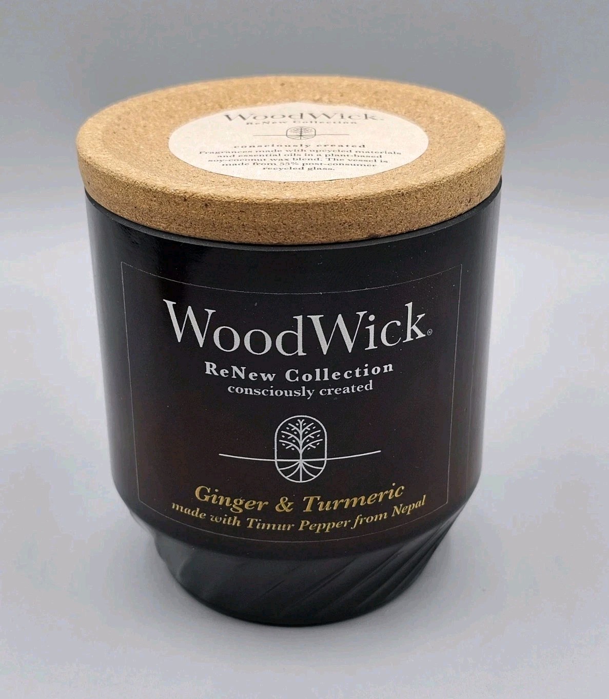 WoodWick ReNew Collection Ginger & Turmeric Small Crackling Candle 6.5oz