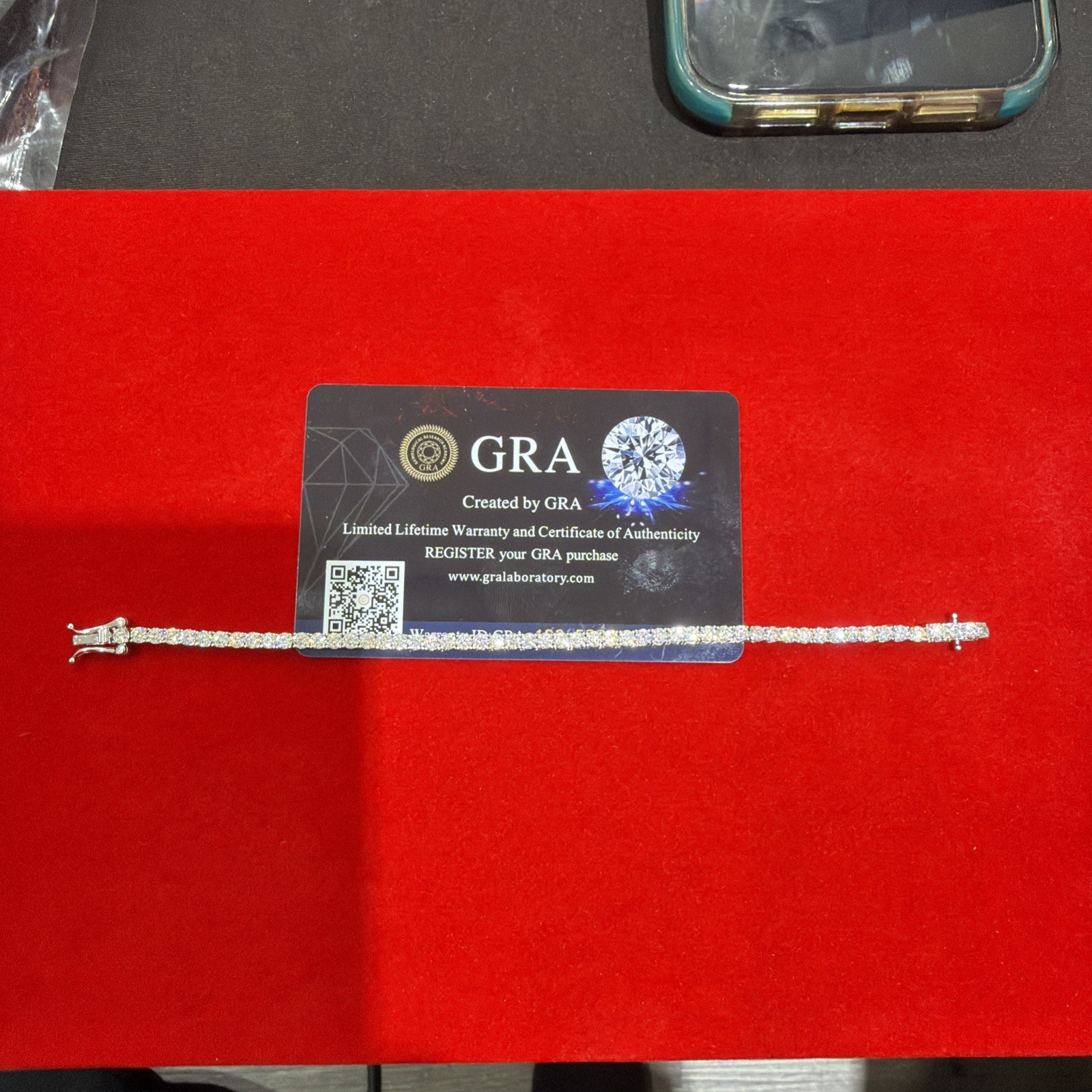 3mm Tennis Bracelet 6.5 Inch 925 Silver MOISSANITE of 5.1ctw Passes Tester 3mm Tennis Bracelet 6.5 Inch 925 Silver MOISSANITE of 5.1ctw Passes Tester