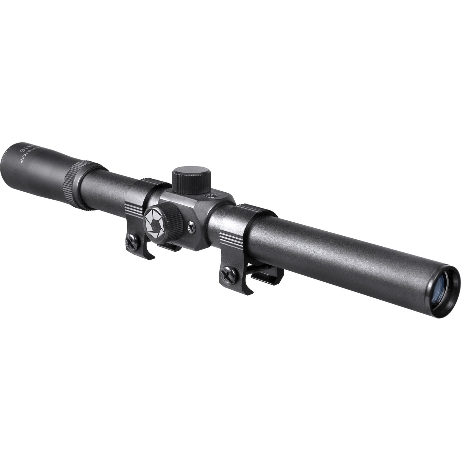 Barska 4x15mm Rimfire Riflescope 30/30 Reticle w/rings, AC10000