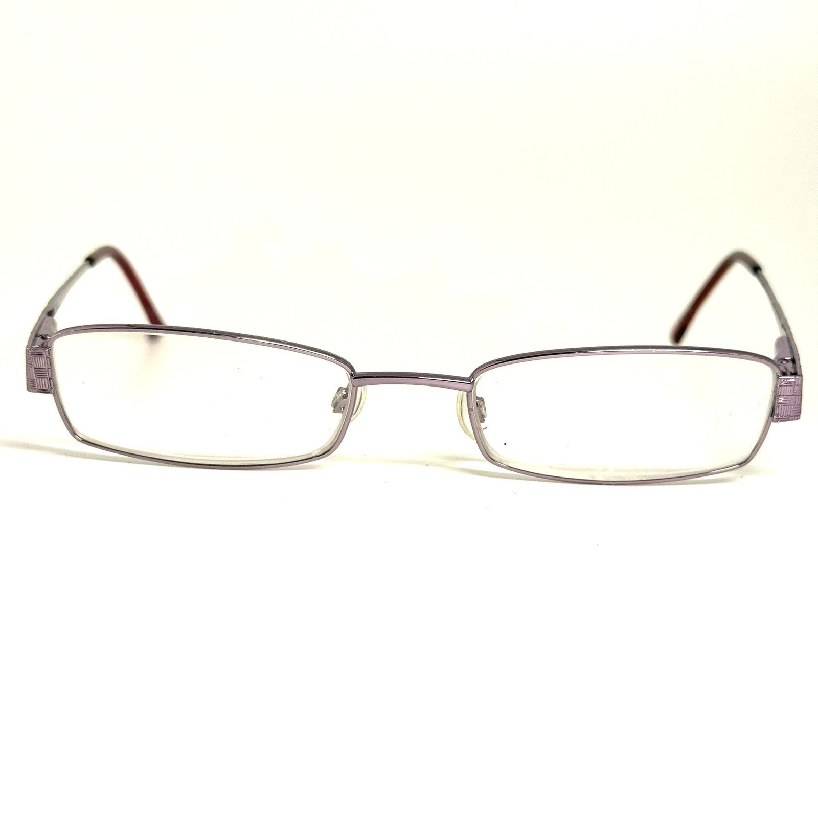 a.n.a. A New Approach Purple Rectangular Eyeglasses Frames a.n.a.02 50-18-135
