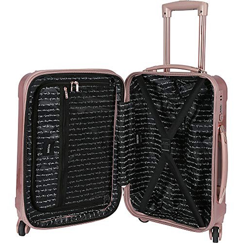 KENSIE WOMEN\'S ALMA LUGGAGE SET, MIDNIGHT BLUE, 20-INCH CARRY-ON - MIDNIGHT BLUE