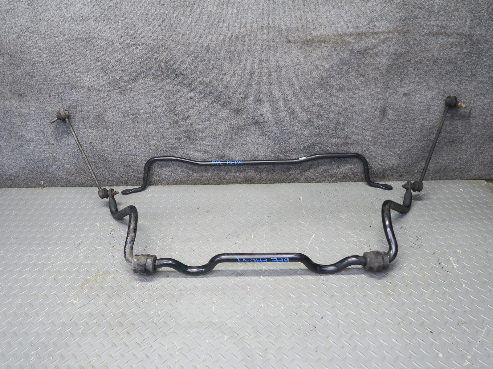 00-03 BMW E39 540ia M-SPORT SET OF 2 FRONT & REAR STABILIZER SWAY BAR OEM