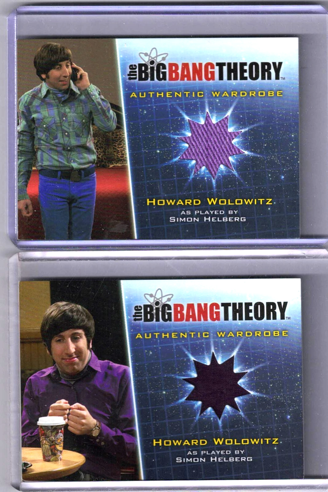 2 - 2013 Big Bang Theory CZE Howard Wolowitz Authentic Wardrobe Simon Helberg 