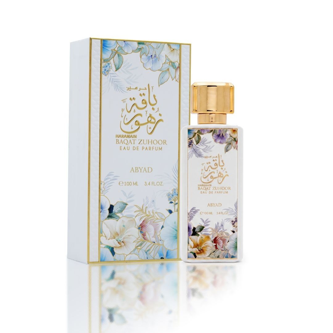 Baqat Zuhoor Abyad by Al Haramain 100ml Spray - Free Express Shipping