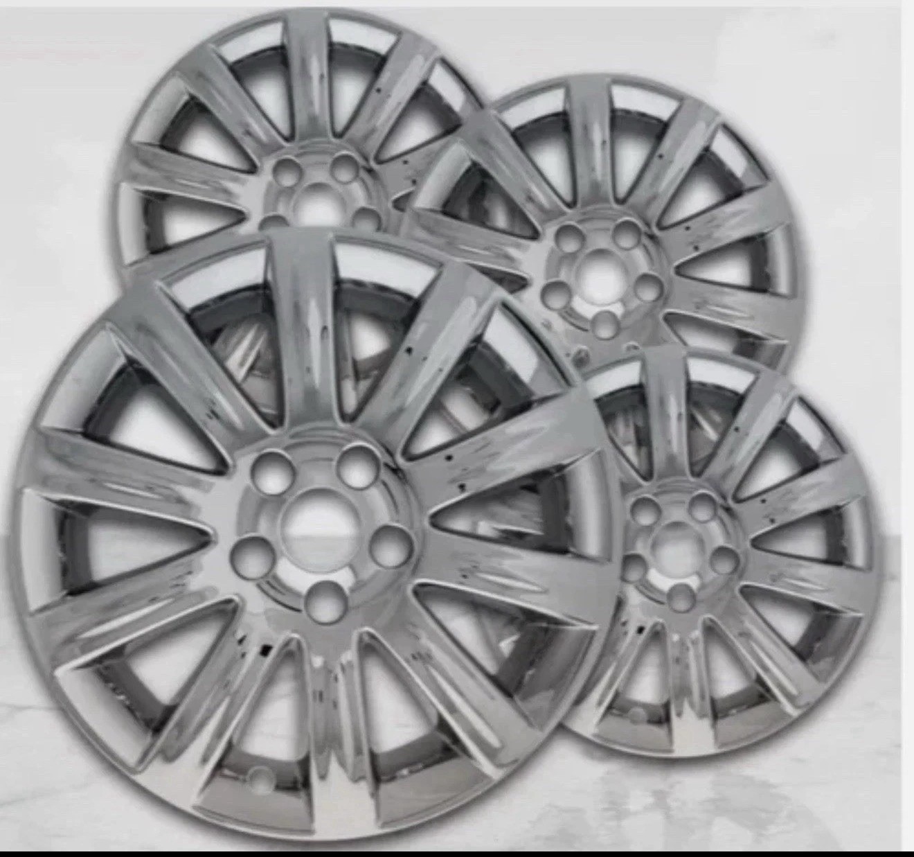SET/4 Chrome Wheel Skins For 2011-2014 Chrysler 200
