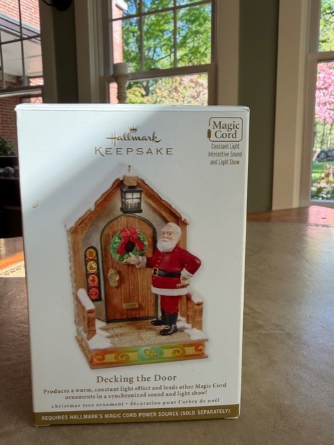 2011 Hallmark Keepsake Decking the Door Ornament Magic NEW 2011 Hallmark Keepsake Decking the Door Ornament Magic NEW