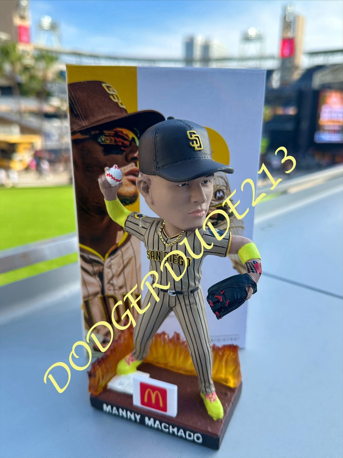 🟨🟫 SD Padres Manny Machado Hot 🔥Corner Bobblehead SGA 4/9/26 🟫🟨 🟨🟫 SD Padres Manny Machado Hot 🔥Corner Bobblehead SGA 4/9/26 🟫🟨