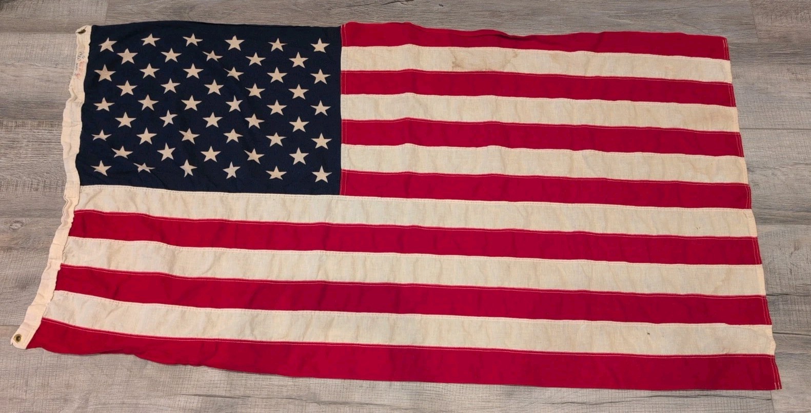 Vintage Everwear Bunting 50 Star American Flag 3x5 100% Cotton Vintage Everwear Bunting 50 Star American Flag 3x5 100% Cotton