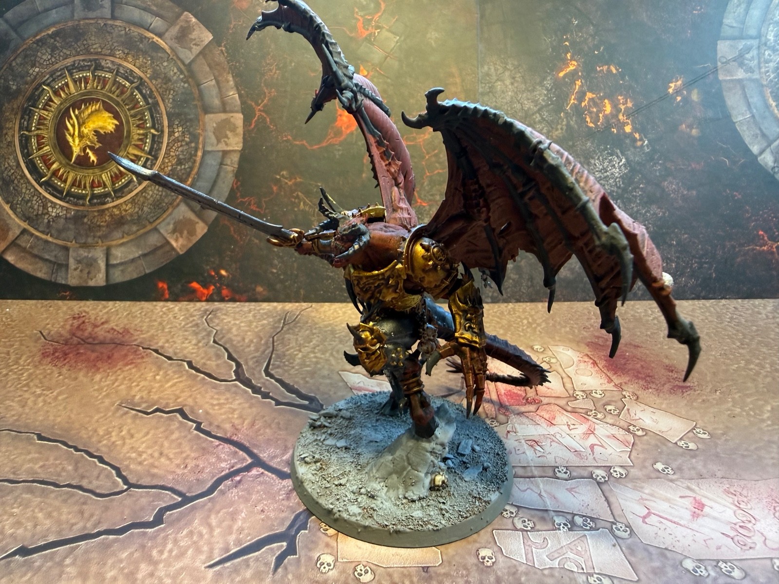 Well-Painted Khorne Daemons and Warriors Multilist -- AoS Warhammer Sigmar