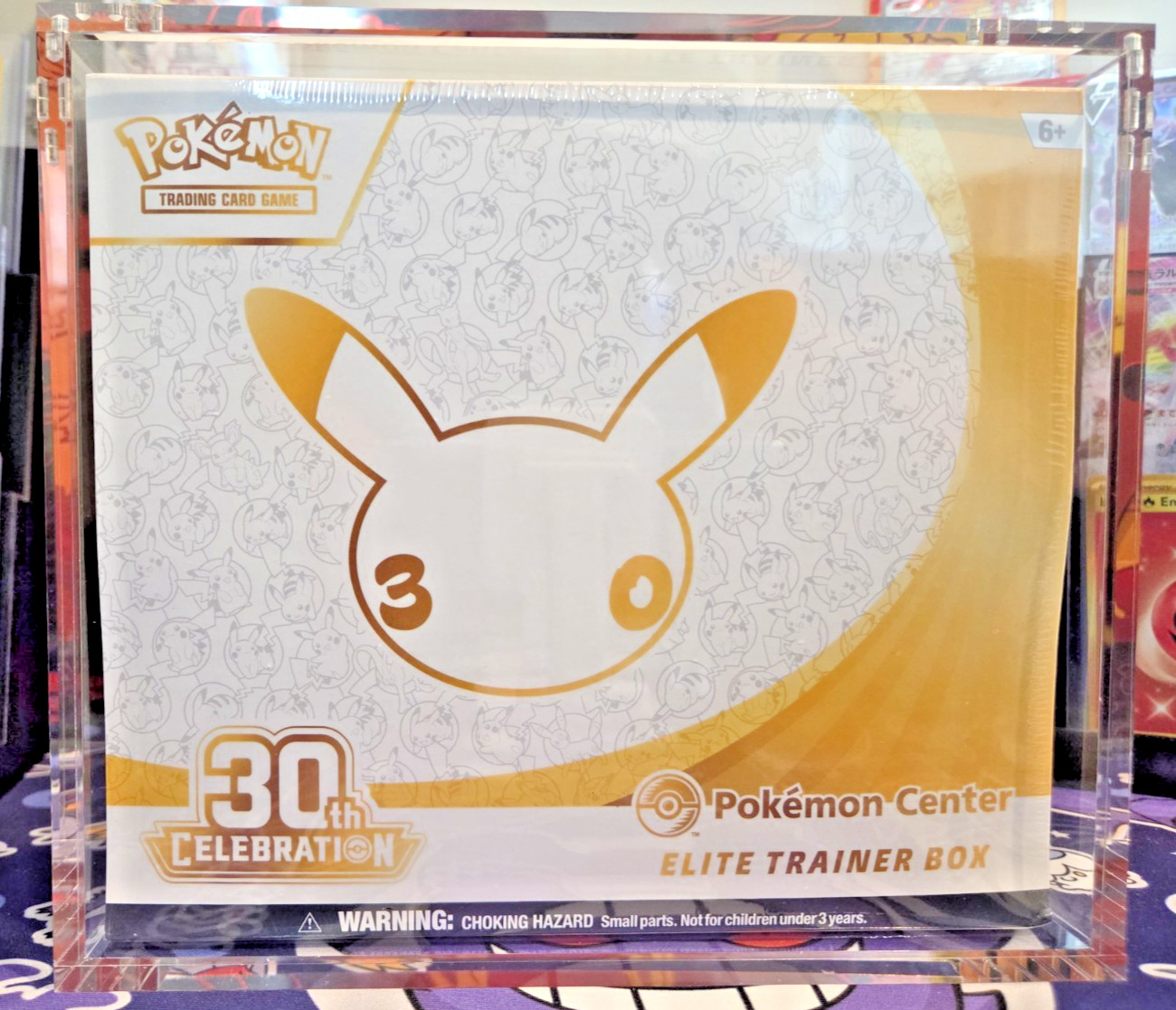 **ACRYLIC CASE**Pokemon Center 30th Anniversary Celebrations ETB **SHIPS in 24**