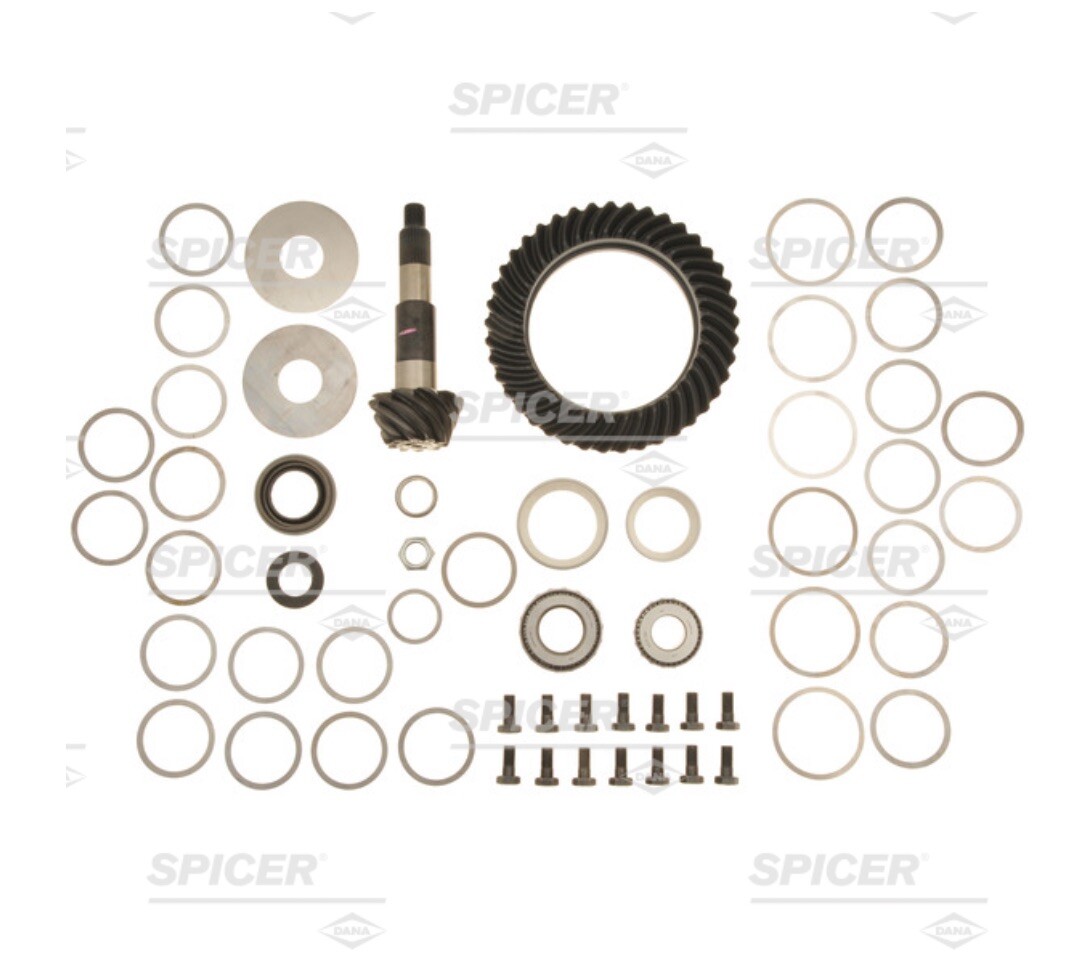 Spicer Drivetrain Products Ring and Pinion Gear with Installation Kits 708009-2