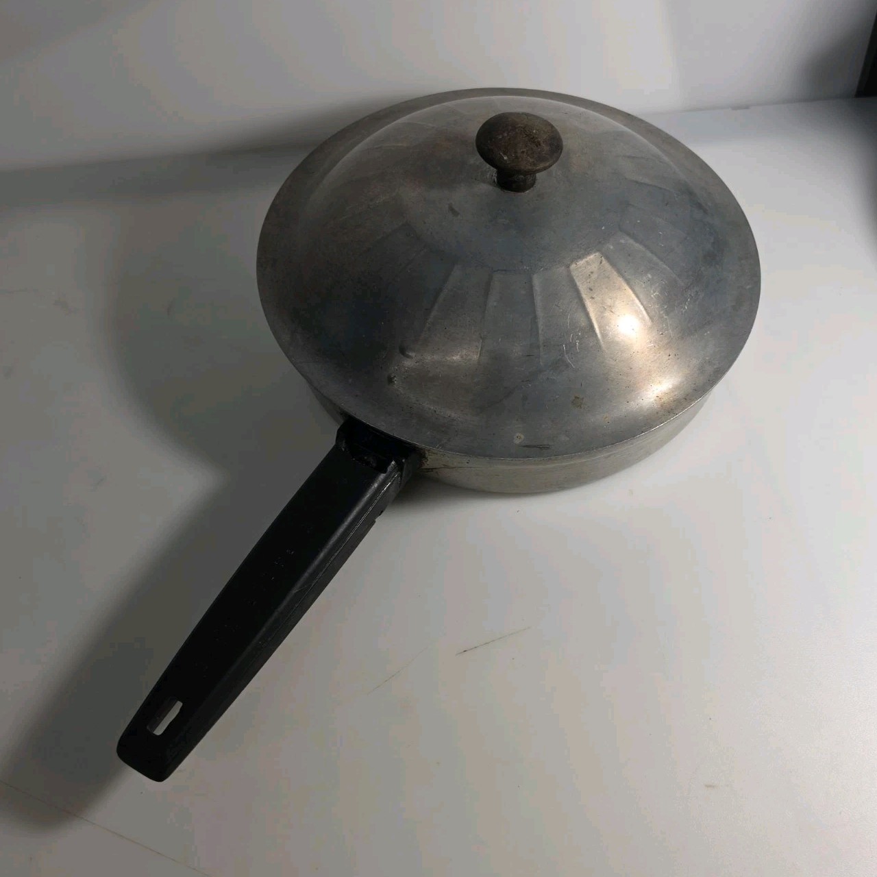 Vintage Miracle Maid Skillet Frying Pan with Domed Lid 9.5\