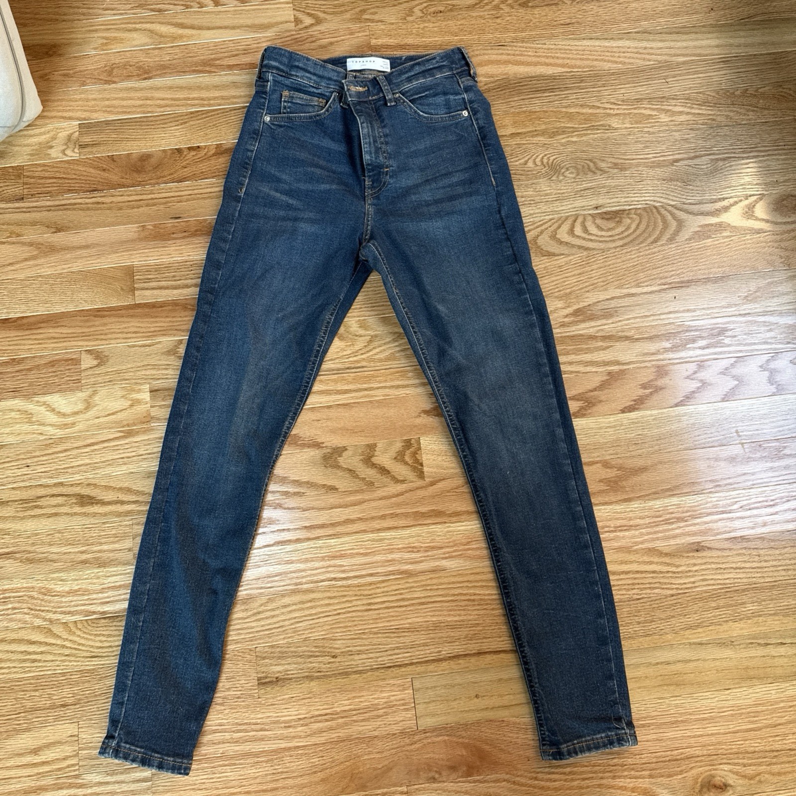 Top Shop Jamie Dark Blue Jeans W28 L32 NWOT Women\'s TO FIT Top Shop Jamie Dark Blue Jeans W28 L32 NWOT Women\'s TO FIT