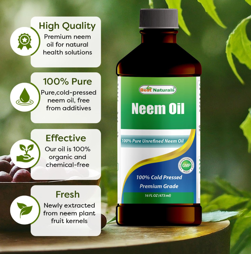 #1 Aceite de neem tratamiento mejor medicina natural para eliminar la caspa