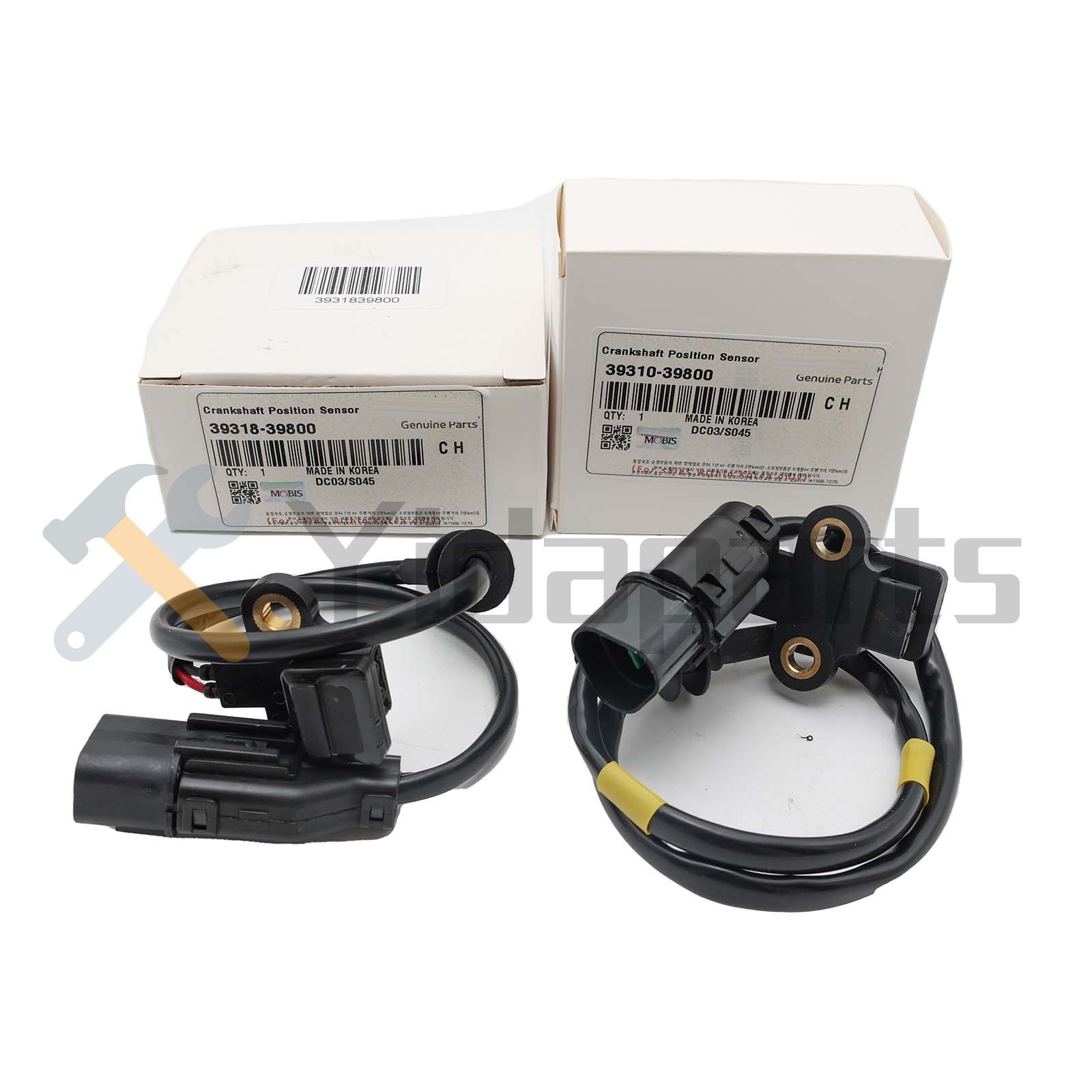 OEM Set 2Crankshaft and Camshaft Position Sensor For Kia Sorento 03-06 L508 NEW