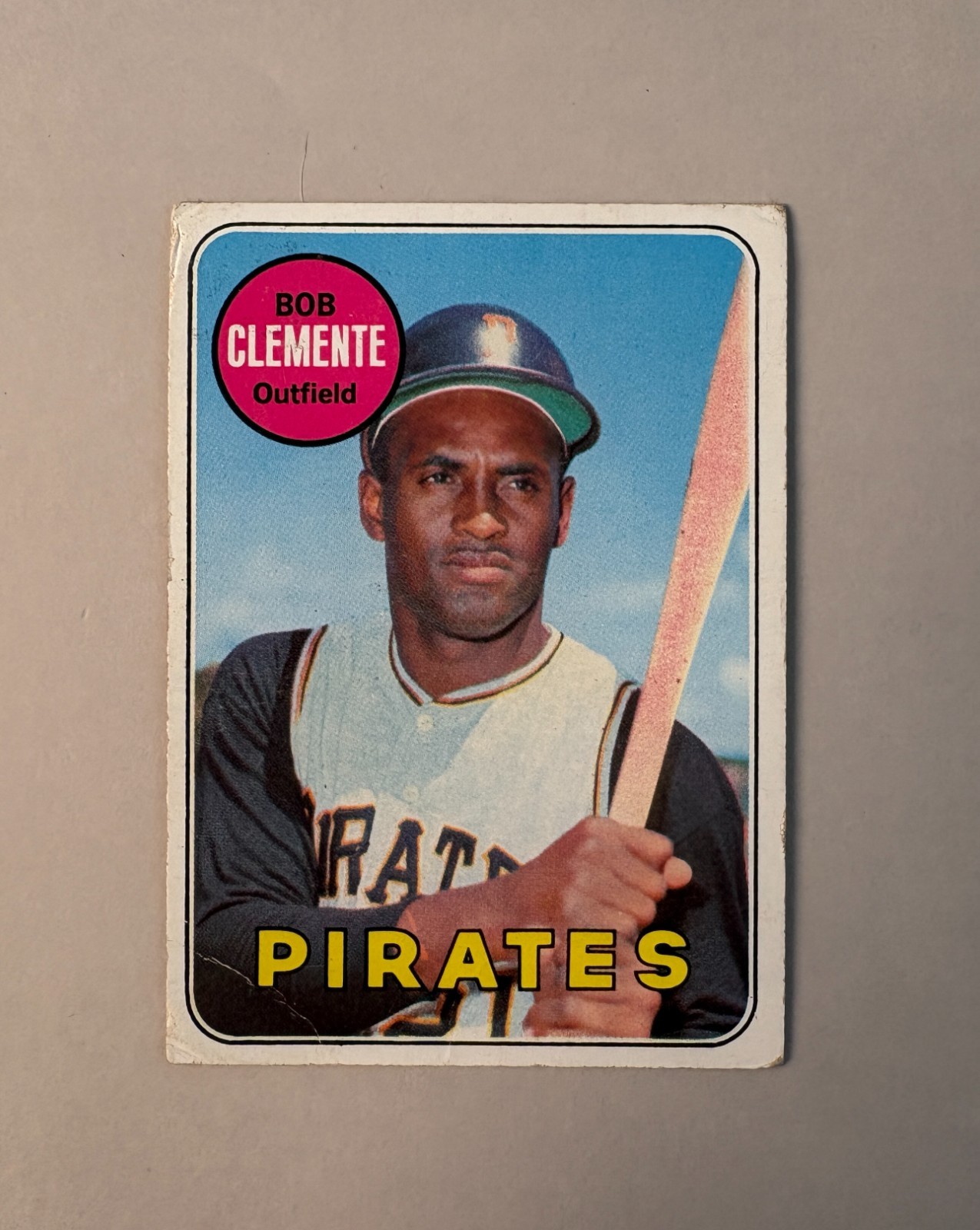 1969 Topps Roberto Clemente #50 Bob on Card Pittsburgh Pirates HOF Low Grade