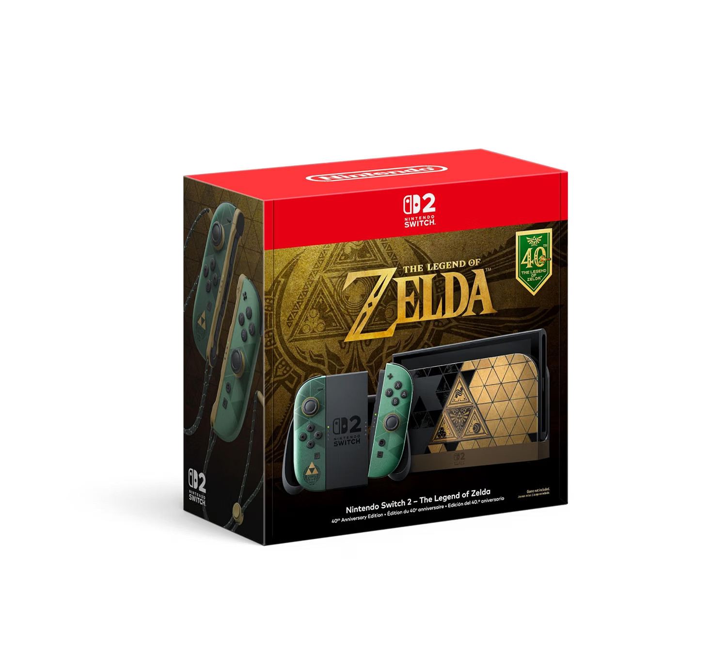 Nintendo Switch 2 The Legend of Zelda 40th Anniversary Edition Console - PRESALE