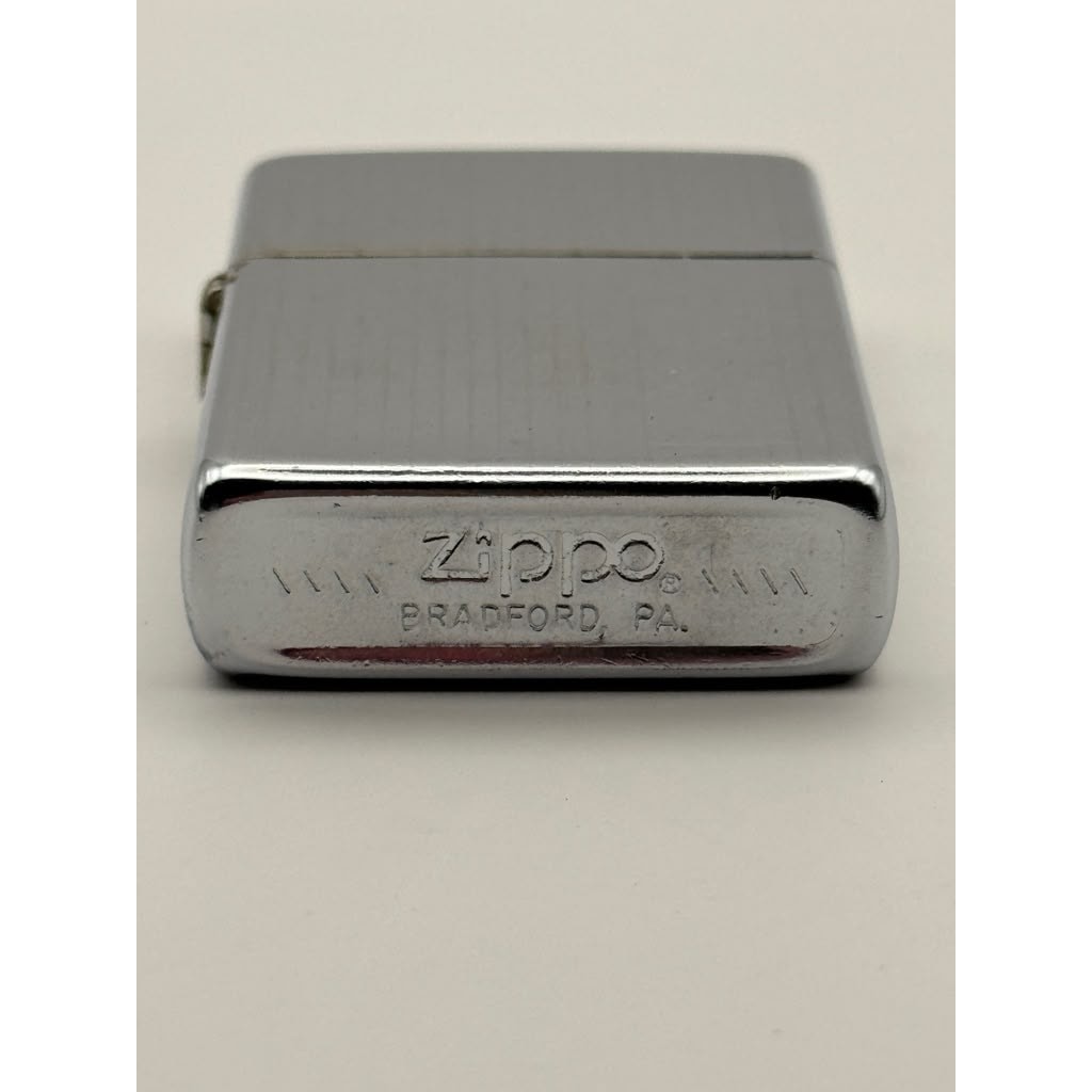 1982 Zippo Regular Vertical Ribbed 1974 Slash Date Code Lighter Vintage USA