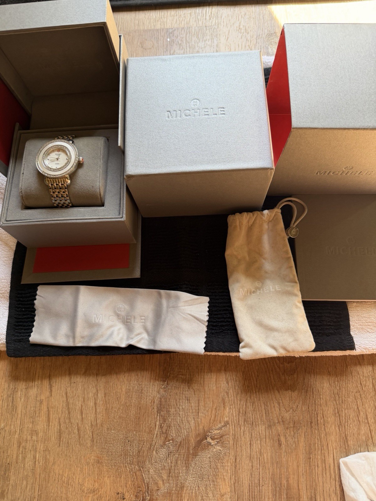 Michele Cloette Watch Mother Of Pearl