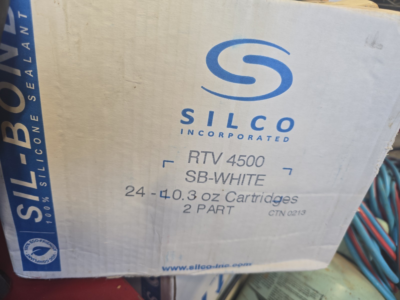 Case of 24 Silicone RTV 4500 High Strength Food Contact Safe Sealant White 