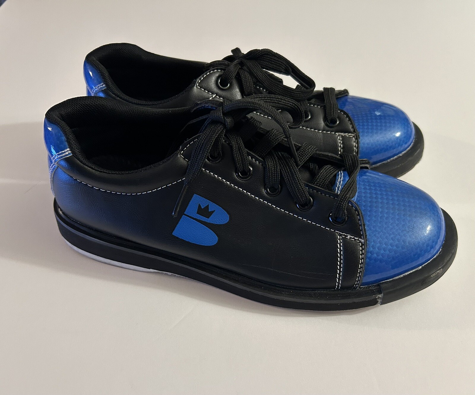Brunswick TZone Unisex Bowling Shoes Size 6.5 Black Royal Blue Bowling Shoes Brunswick TZone Unisex Bowling Shoes Size 6.5 Black Royal Blue Bowling Shoes