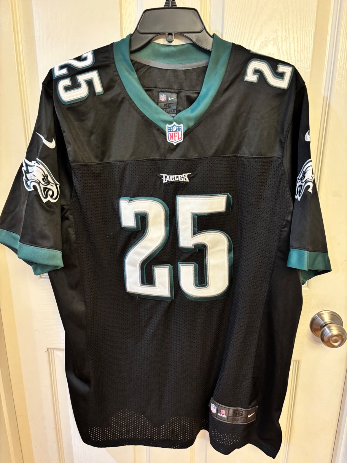 Nike NFL On Field Lashean McCoy Philadelphia Eagles Jersey black and green