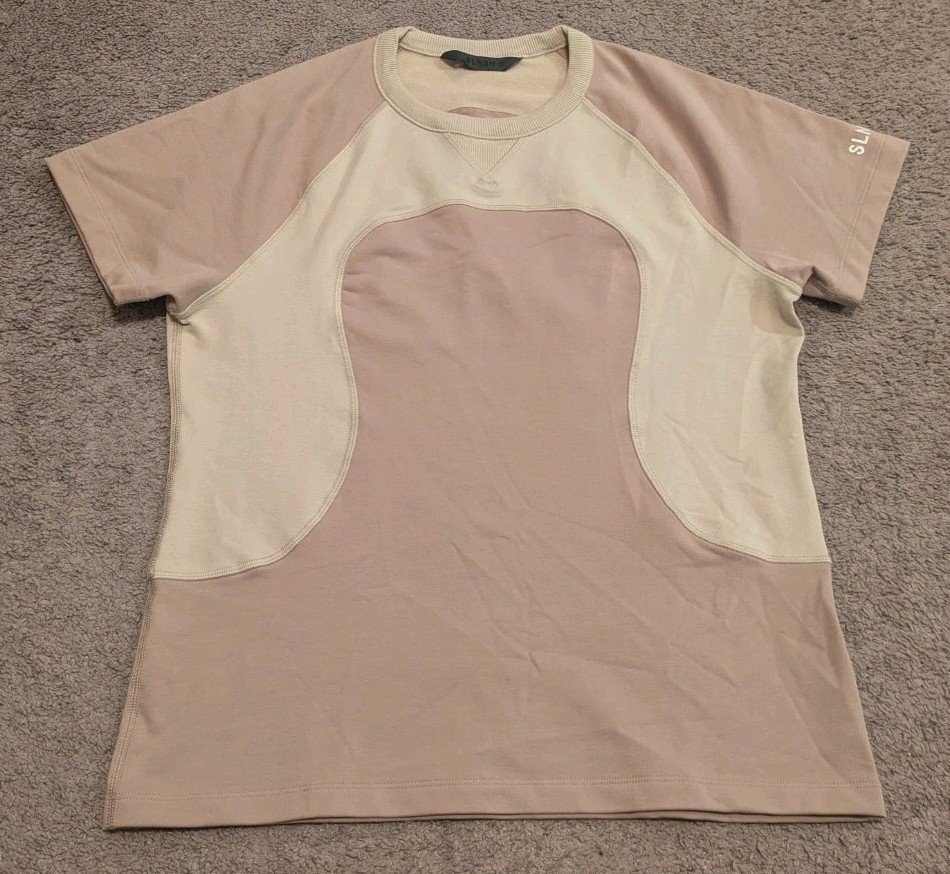 Lululemon SLNSH Collection French Terry T-Shirt Oak/Mojave Tan Men\'s Medium