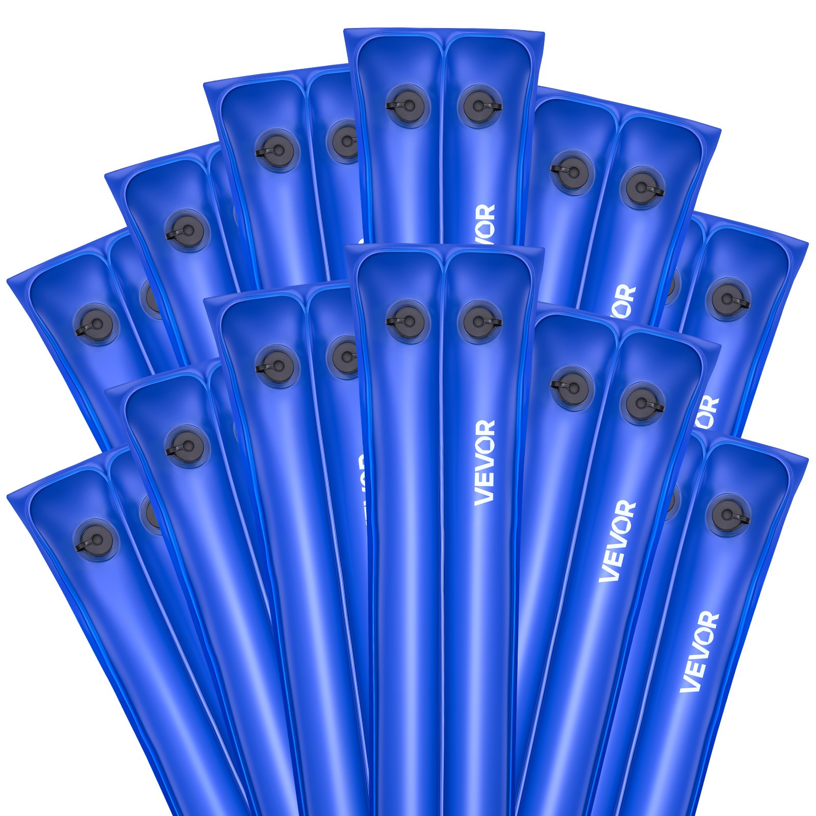 VEVOR 26 Gauge Dual Chamber Water Bag Tubes for Winter Pool Cover 12 Packs 10 ft