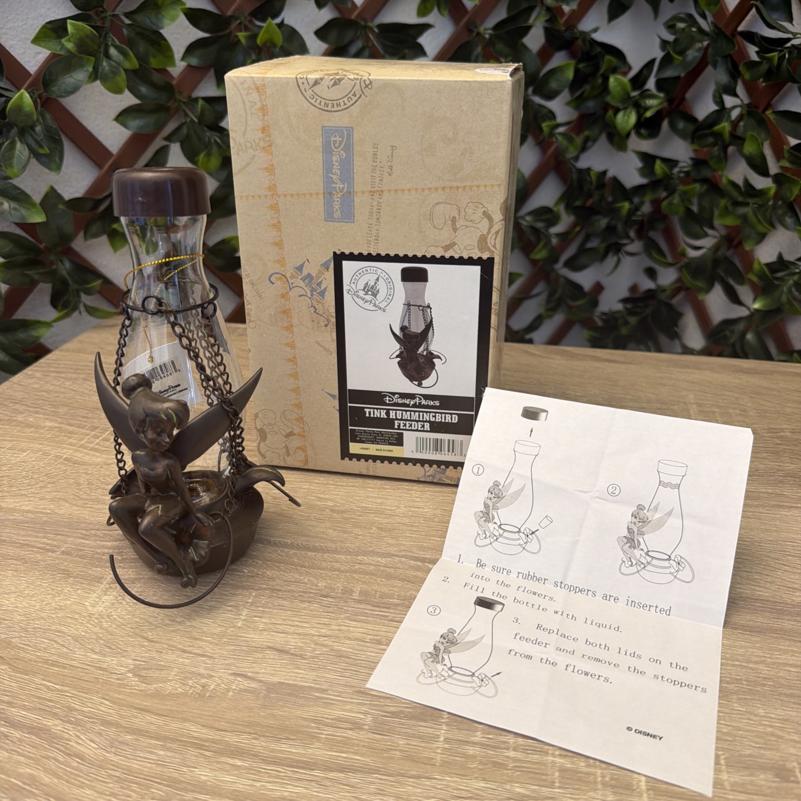 New Disney Parks Tinker Bell Tink Hummingbird Feeder